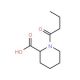 1-butanoylpiperidine-2-carboxylic acid - chemical structure image