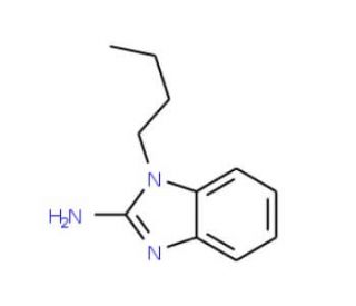 1-Butyl-1H-benzimidazol-2-amine (CAS 91337-45-0) - chemical structure image
