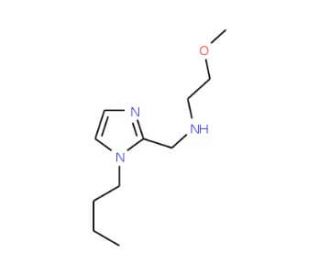 (1-Butyl-1H-imidazol-2-ylmethyl)-(2-methoxy-ethyl)-amine - chemical structure image