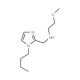 (1-Butyl-1H-imidazol-2-ylmethyl)-(2-methoxy-ethyl)-amine - chemical structure image