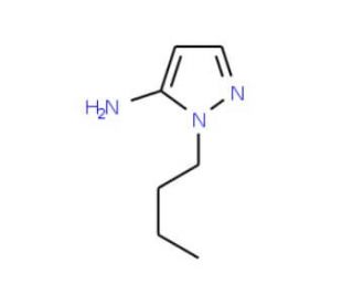 1-butyl-1H-pyrazol-5-amine (CAS 3524-17-2) - chemical structure image