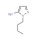 1-butyl-1H-pyrazol-5-amine (CAS 3524-17-2) - chemical structure image