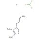 1-Butyl-2,3-dimethylimidazolium tetrafluoroborate (CAS 402846-78-0) - chemical structure image