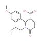 1-butyl-2-(4-methoxyphenyl)-6-oxopiperidine-3-carboxylic acid - chemical structure image