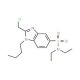 1-butyl-2-(chloromethyl)-N,N-diethyl-1H-benzimidazole-5-sulfonamide - chemical structure image
