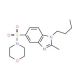 1-Butyl-2-methyl-5-(morpholine-4-sulfonyl)-1H-benzoimidazole - chemical structure image