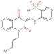 1-Butyl-3-(1,1-dioxido-2H-1,2,4-benzothiadiazin-3-yl)-4-hydroxy-2(1H)-quinolinone - chemical structure image