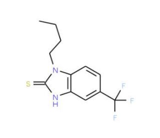 1-butyl-5-(trifluoromethyl)-1H-benzimidazole-2-thiol - chemical structure image