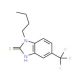 1-butyl-5-(trifluoromethyl)-1H-benzimidazole-2-thiol - chemical structure image