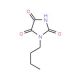 1-butylimidazolidine-2,4,5-trione (CAS 40408-40-0) - chemical structure image