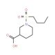 1-(butylsulfonyl)piperidine-3-carboxylic acid - chemical structure image