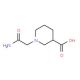 1-Carbamoylmethyl-piperidine-3-carboxylic acid - chemical structure image