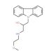 1-Carbazol-9-yl-3-(2-methoxy-ethylamino)-propan-2-ol (CAS 436088-68-5) - chemical structure image