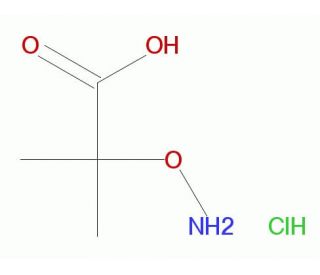 1-Carboxy-1-methylethoxyammonium chloride (CAS 89766-91-6) - chemical structure image