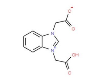 [1-(carboxymethyl)-3H-benzimidazol-1-ium-3-yl]acetate - chemical structure image