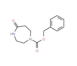 1-Cbz-[1,4]diazepan-5-one (CAS 18158-16-2) - chemical structure image