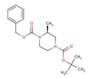 1-Cbz-4-Boc-2-(S)-methylpiperazine - chemical structure image
