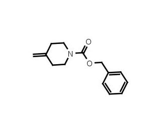 1-Cbz-4-methylene-piperidine (CAS 138163-12-9) - chemical structure image