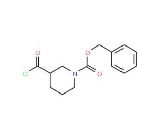 1-Cbz-piperidine-3-carbonyl chloride (CAS 216502-94-2) - chemical structure image