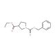 1-Cbz-pyrrolidine-3-carboxylic acid ethyl ester (CAS 848413-99-0) - chemical structure image