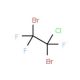 1-Chloro-1,2-dibromo-1,2,2-trifluoroethane (CAS 354-51-8) - chemical structure image