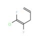 1-Chloro-1,2-difluoro-1,4-pentadiene (CAS 1730-23-0) - chemical structure image