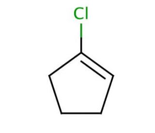 1-Chloro-1-cyclopentene (CAS 930-29-0) - chemical structure image