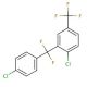 1-Chloro-2-[(4-chlorophenyl)difluoromethyl]-4-(trifluoromethyl)benzene (CAS 95998-70-2) - chemical structure image
