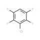 1-Chloro-2,3,5,6-tetrafluorobenzene (CAS 1835-61-6) - chemical structure image