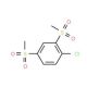 1-Chloro-2,4-bis-methanesulfonyl-benzene (CAS 17481-98-0) - chemical structure image
