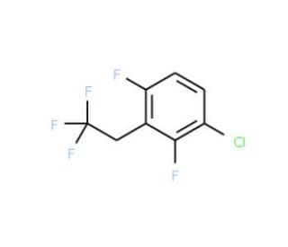 1-Chloro-2,4-difluoro-3-(2,2,2-trifluoroethyl)-benzene - chemical structure image