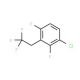 1-Chloro-2,4-difluoro-3-(2,2,2-trifluoroethyl)-benzene - chemical structure image