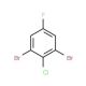 1-Chloro-2,6-dibromo-4-fluorobenzene (CAS 179897-90-6) - chemical structure image
