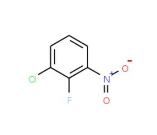 1-Chloro-2-fluoro-3-nitrobenzene (CAS 2106-49-2) - chemical structure image