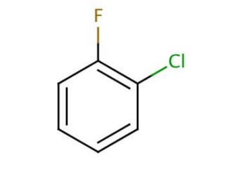 1-Chloro-2-fluorobenzene (CAS 348-51-6) - chemical structure image