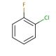 1-Chloro-2-fluorobenzene (CAS 348-51-6) - chemical structure image