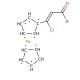 (1-Chloro-2-formylvinyl)ferrocene (CAS 12085-68-6) - chemical structure image