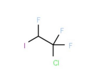 1-Chloro-2-iodo-1,1,2-trifluoroethane (CAS 354-26-7) - chemical structure image