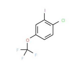 1-Chloro-2-iodo-4-trifluoromethoxybenzene - chemical structure image