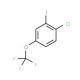 1-Chloro-2-iodo-4-trifluoromethoxybenzene - chemical structure image