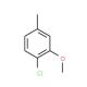 1-Chloro-2-methoxy-4-methylbenzene (CAS 73909-16-7) - chemical structure image