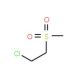 1-chloro-2-(methylsulfonyl)ethane (CAS 50890-51-2) - chemical structure image