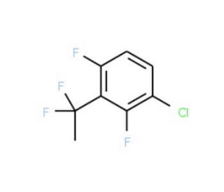 1-Chloro-3-(1,1-difluoroethyl)-2,4-difluorobenzene - chemical structure image