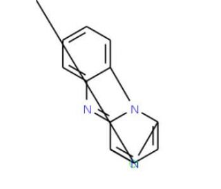 1-Chloro-3-methyl-benzo[4,5]imidazo[1,2-a]pyridine-4-carbonitrile (CAS 121105-78-0) - chemical structure image