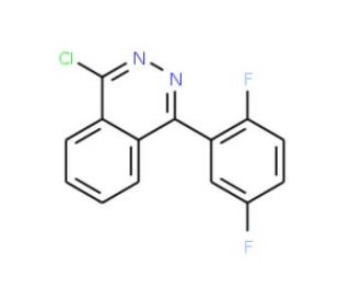 1-chloro-4-(2,5-difluorophenyl)phthalazine - chemical structure image