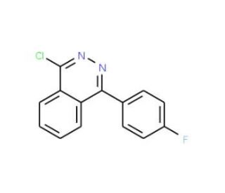 1-chloro-4-(4-fluorophenyl)phthalazine (CAS 155937-28-3) - chemical structure image