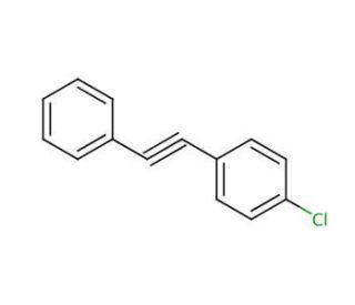 1-Chloro-4-(phenylethynyl)benzene (CAS 5172-02-1) - chemical structure image