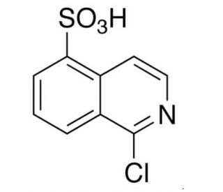 1-Chloro-5-isoquinolinesulfonic Acid (CAS 105627-80-3) - chemical structure image