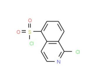 1-Chloro-5-isoquinolinesulfonyl Chloride (CAS 141519-77-9) - chemical structure image