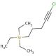 1-Chloro-5-triethylsilyl-1-pentyne (CAS 174125-30-5) - chemical structure image